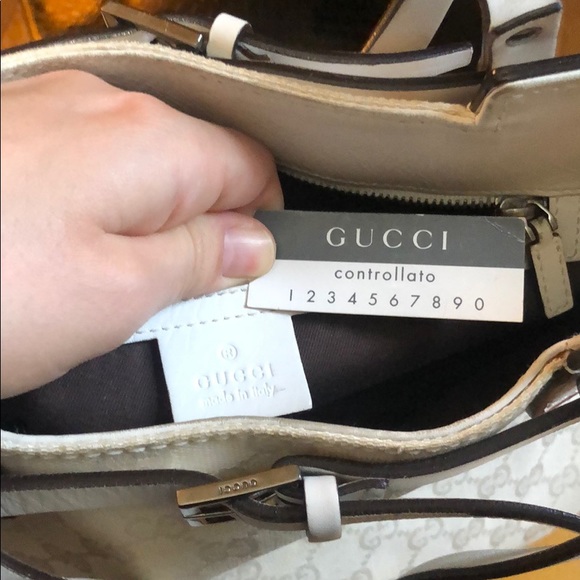 White Gucci Shoulder Bag - Picture 10 of 12